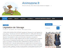 Tablet Screenshot of animozone.fr
